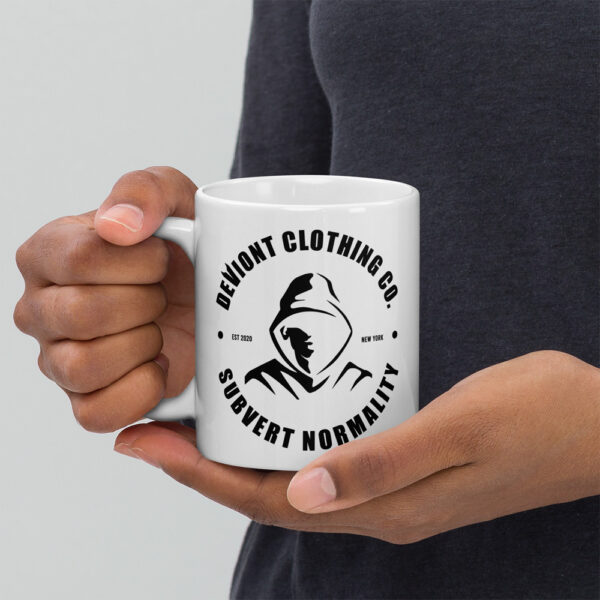 Coffee Mug - Devious Monk (White)