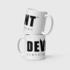 Deviont Coffee Mug - Moniker (White)