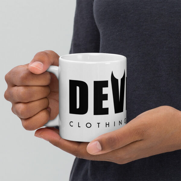 Deviont Coffee Mug - Moniker (White)