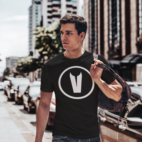 Tee - Monogram - Circle V (Black)