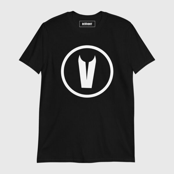 Tee - Monogram - Circle V (Black)