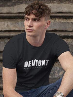 Tee - Deviont Monogram - Moniker (Black)