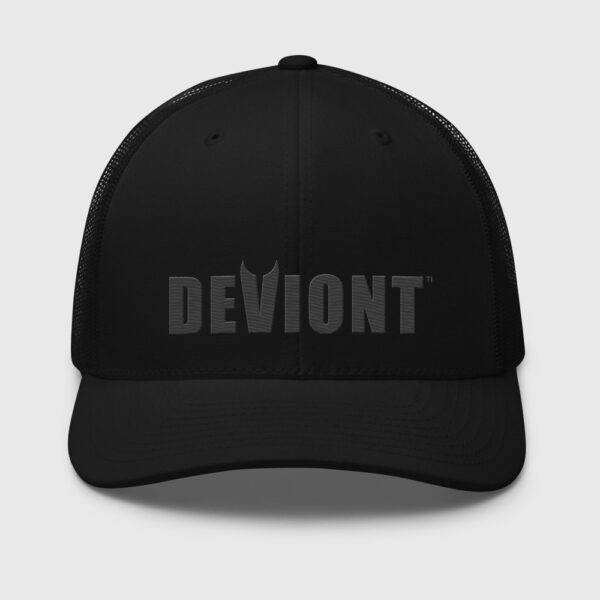 Retro Trucker Cap - Moniker (Black)