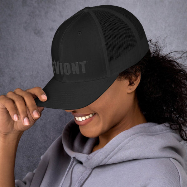 Retro Trucker Cap - Moniker (Black)